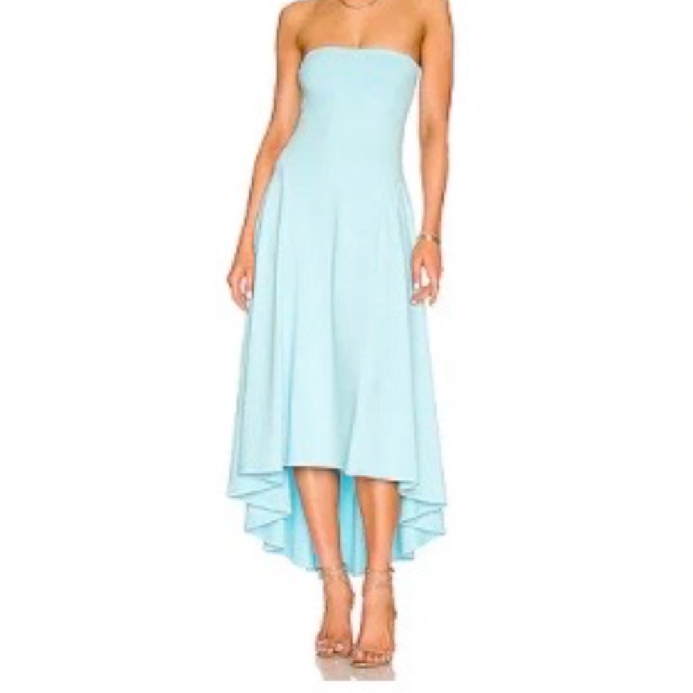 Susana Monaco Light Blue High Low Dress